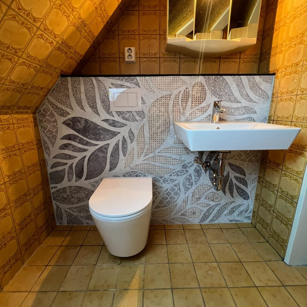 Teilbadsanierung eines WCs mit Vorwandinstallation in Köthel 2